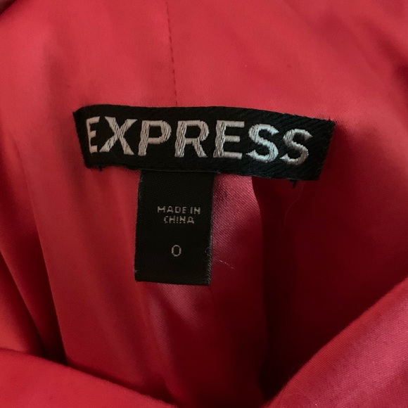 Express Sweetheart Neckline Coral Orange Dress - Picture 2 of 2